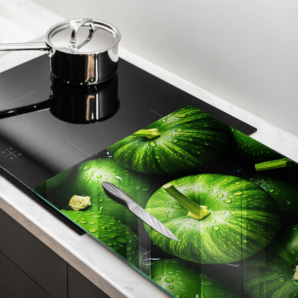 Steklena podloga za rezanje Zelene buče