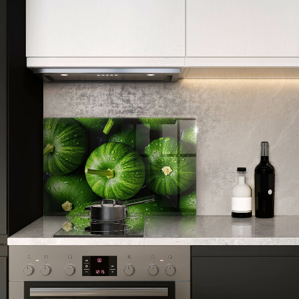 Steklena podloga za rezanje Zelene buče