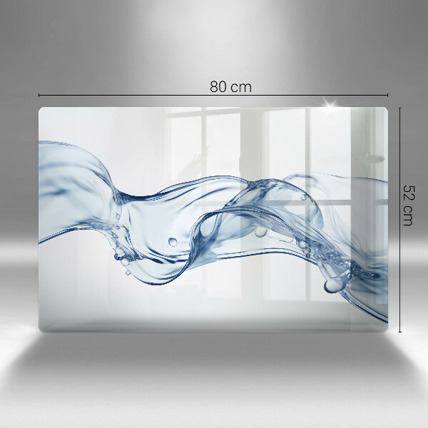 Steklena podloga za rezanje Kristalna voda