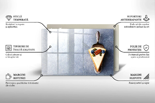 Steklena podloga za rezanje Malenkost