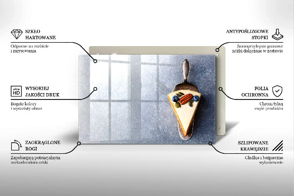 Steklena podloga za rezanje Malenkost