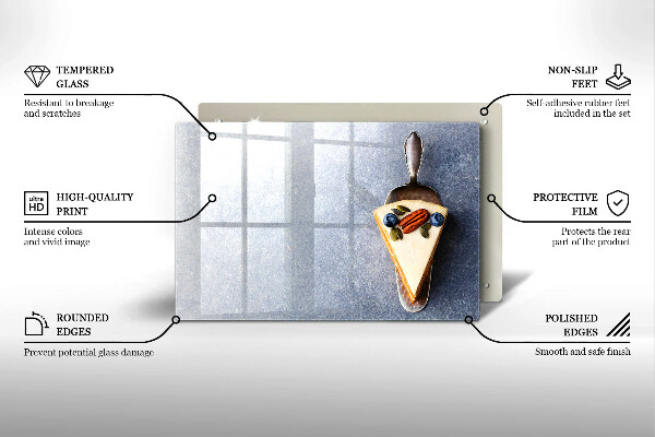 Steklena podloga za rezanje Malenkost