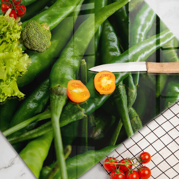 Steklena podloga za rezanje Grahovi stroki