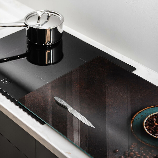 Steklena podloga za rezanje Skodelica kavnih zrn