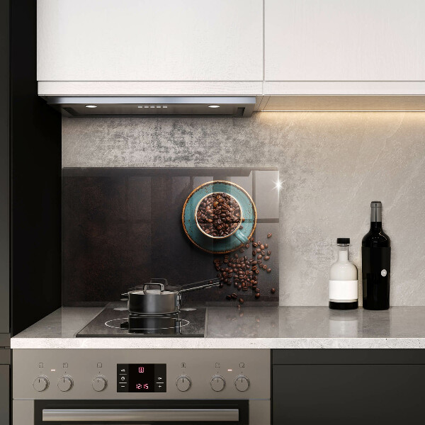 Steklena podloga za rezanje Skodelica kavnih zrn