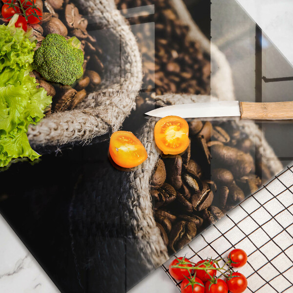 Steklena podloga za rezanje Vrečke kavnih zrn