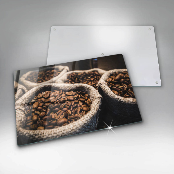 Steklena podloga za rezanje Vrečke kavnih zrn