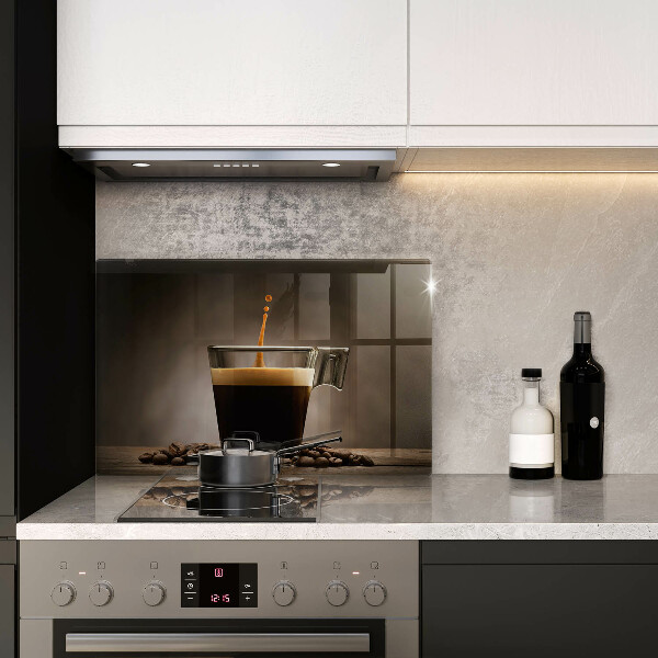 Steklena podloga za rezanje Steklo in kavna zrna