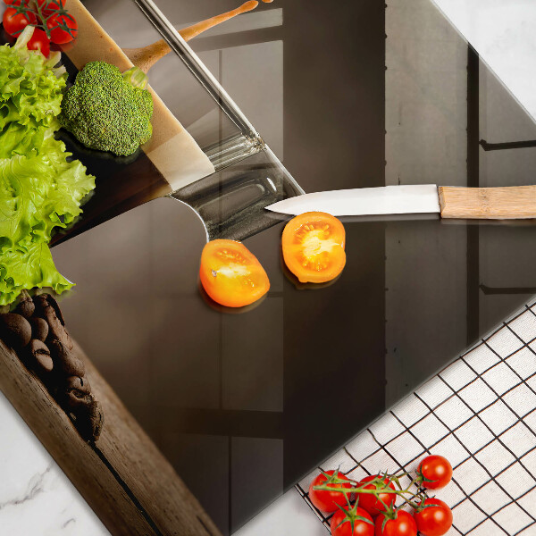 Steklena podloga za rezanje Steklo in kavna zrna