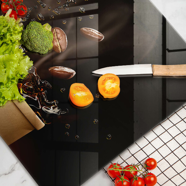 Steklena podloga za rezanje Vroča kavna zrna