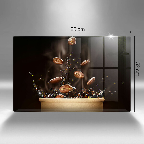 Steklena podloga za rezanje Vroča kavna zrna