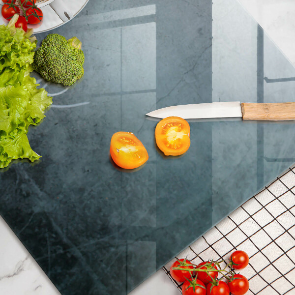 Steklena podloga za rezanje Kavna zrna in skodelica