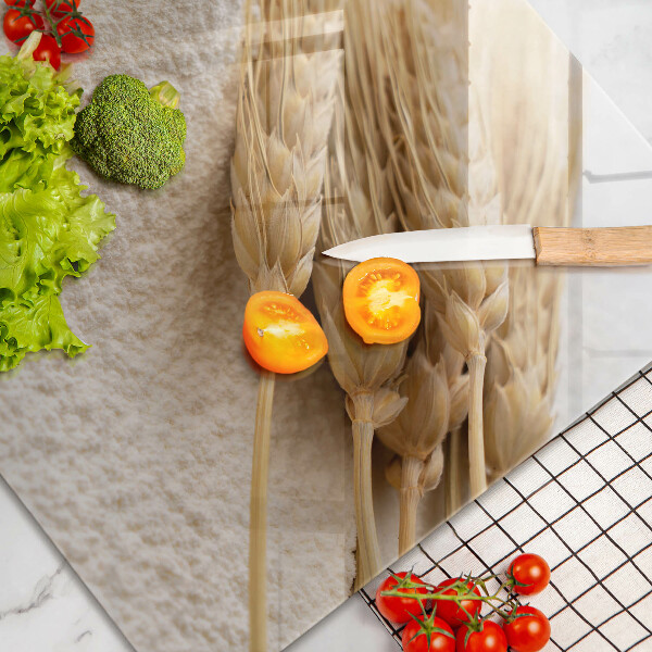 Steklena podloga za rezanje Moka in klasje