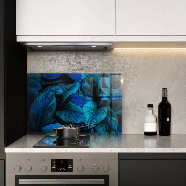 Steklena podloga za rezanje Listi vegetacije v džungli