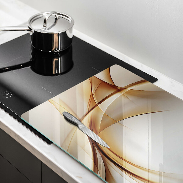 Steklena podloga za rezanje Abstraktne oblike