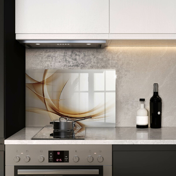 Steklena podloga za rezanje Abstraktne oblike