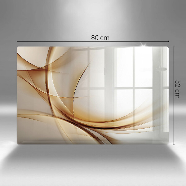 Steklena podloga za rezanje Abstraktne oblike