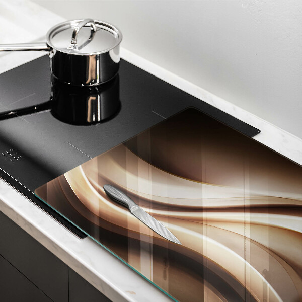 Steklena podloga za rezanje Abstrakcija nežne linije