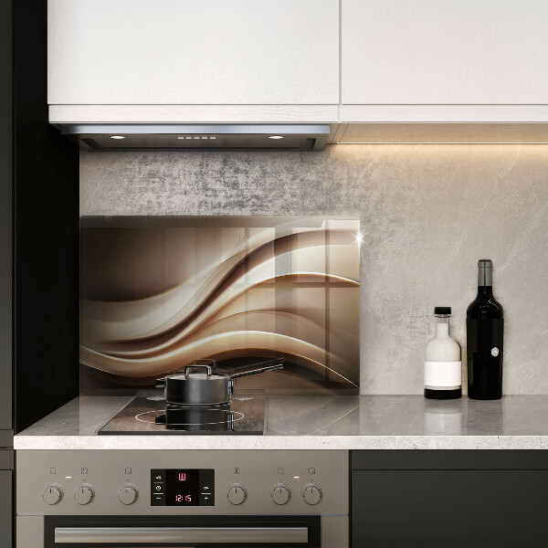 Steklena podloga za rezanje Abstrakcija nežne linije