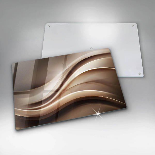 Steklena podloga za rezanje Abstrakcija nežne linije