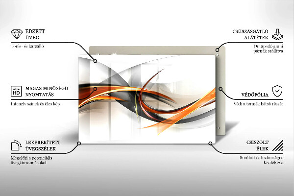 Steklena podloga za rezanje Moderne oblike