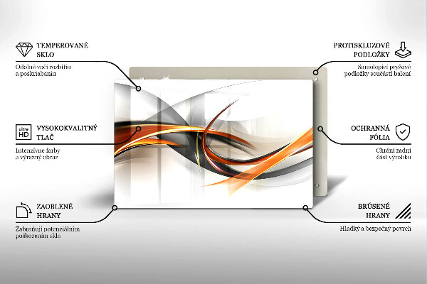 Steklena podloga za rezanje Moderne oblike