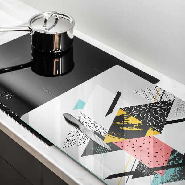 Steklena podloga za rezanje Abstraktni trikotniki