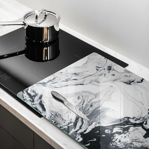 Steklena podloga za rezanje Abstrakcija črnila