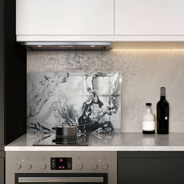 Steklena podloga za rezanje Abstrakcija črnila