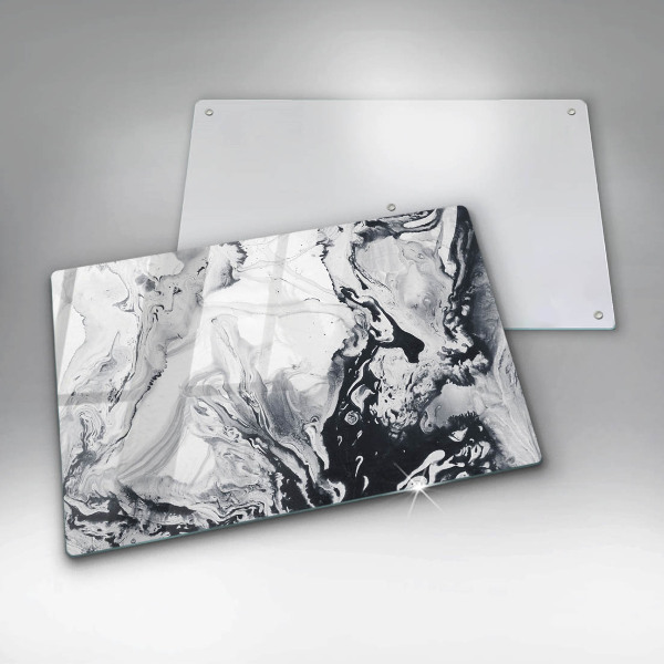 Steklena podloga za rezanje Abstrakcija črnila