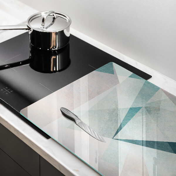 Steklena podloga za rezanje Ostra abstrakcija