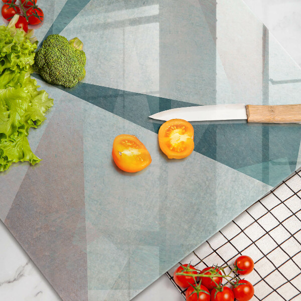 Steklena podloga za rezanje Ostra abstrakcija