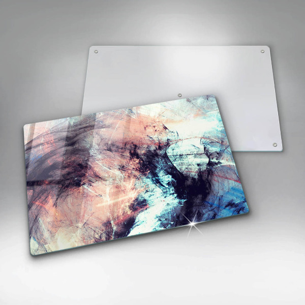 Steklena podloga za rezanje Naslikana abstrakcija