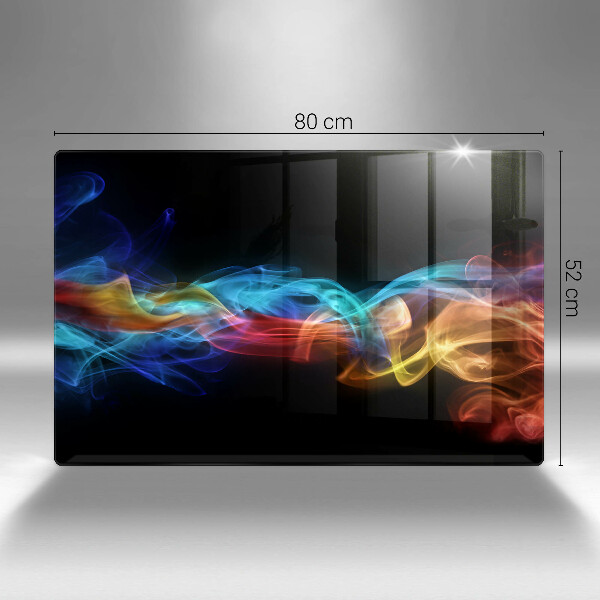 Steklena podloga za rezanje Barvit dim