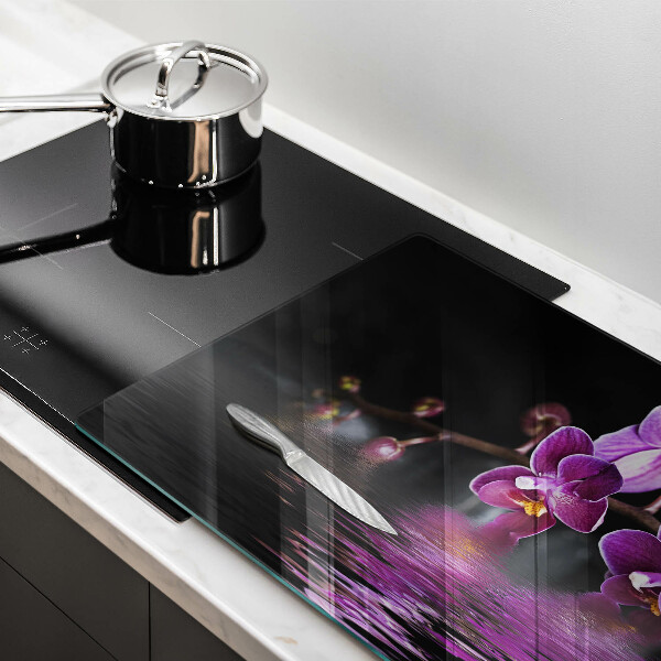 Steklena podloga za rezanje Zen voda za orhideje