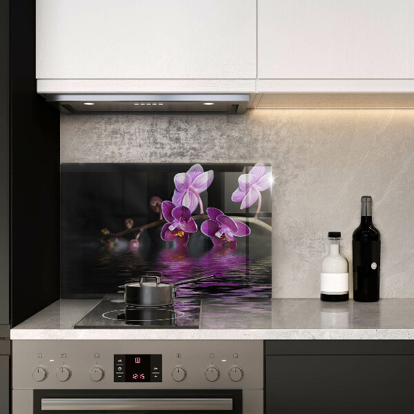 Steklena podloga za rezanje Zen voda za orhideje