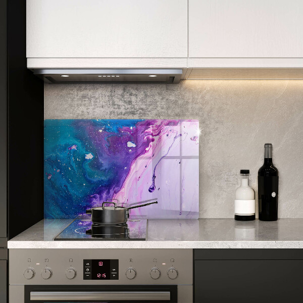 Steklena podloga za rezanje Abstraktna črnila