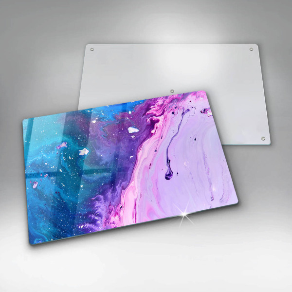 Steklena podloga za rezanje Abstraktna črnila