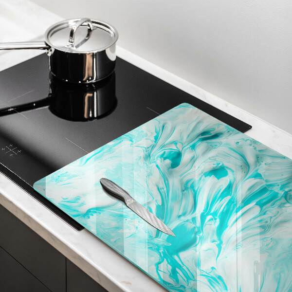 Steklena podloga za rezanje Abstraktne barve