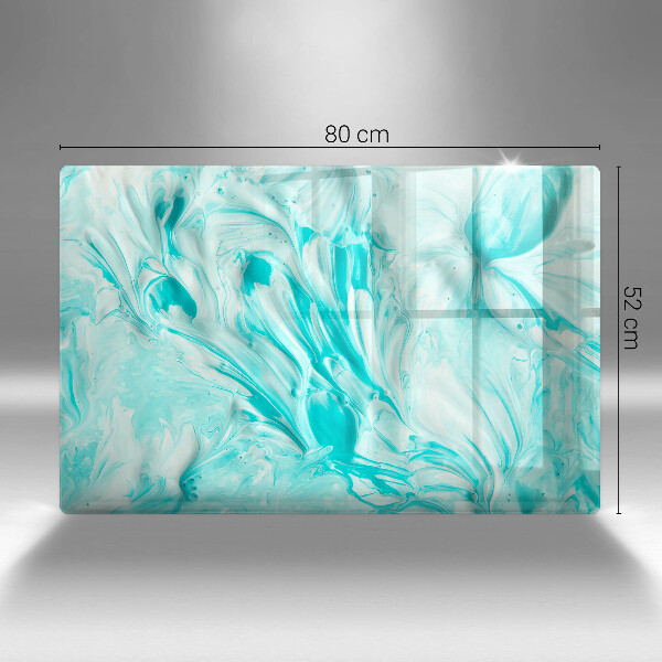 Steklena podloga za rezanje Abstraktne barve