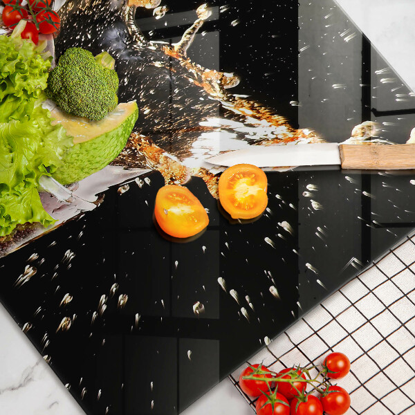 Steklena podloga za rezanje Pijte z ledom