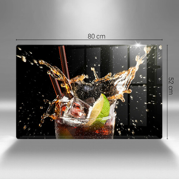 Steklena podloga za rezanje Pijte z ledom