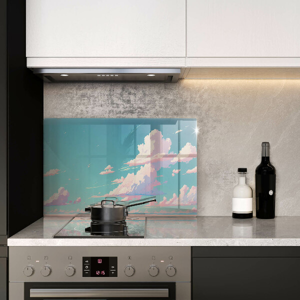 Steklena podloga za rezanje Pravljična nebesa