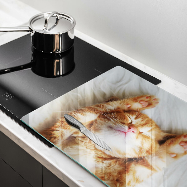 Steklena podloga za rezanje Majhna ljubka mucka