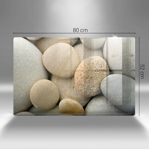 Steklena podloga za rezanje Vzorec ovalnih kamnov