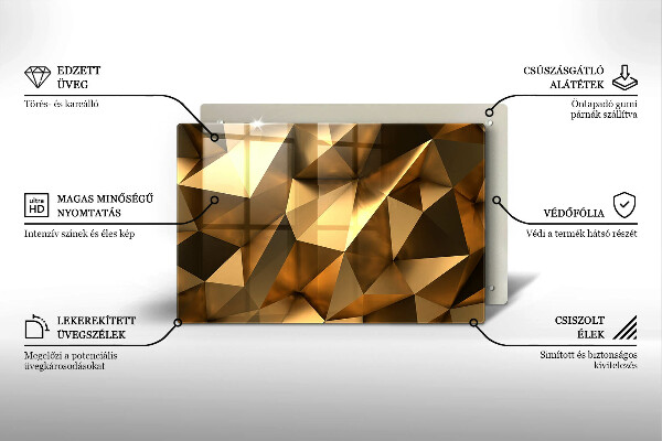 Steklena podloga za rezanje Ozadje abstrakcije strukture