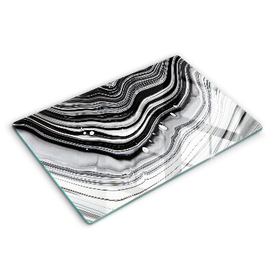 Steklena podloga za rezanje Abstrakcija črnila