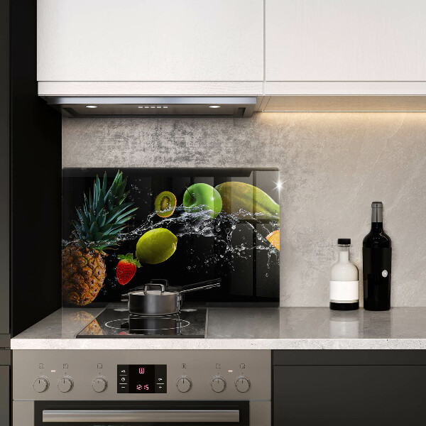 Steklena podloga za rezanje Sadje v vodi