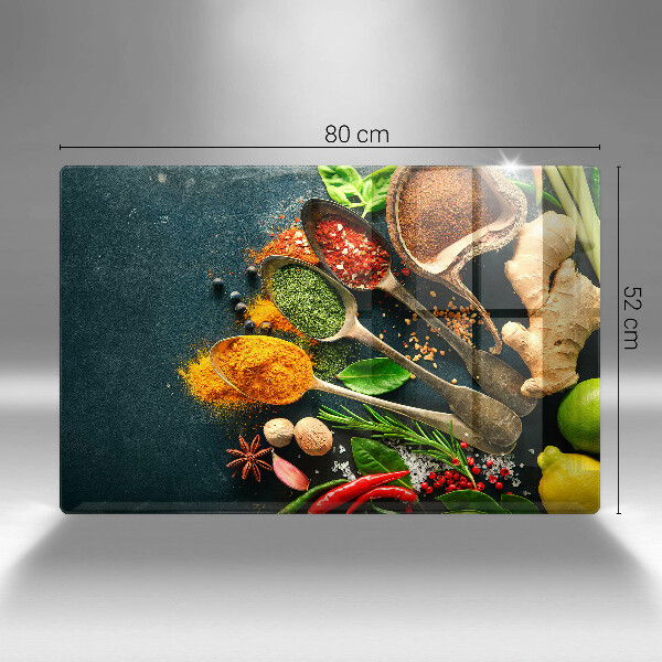 Steklena podloga za rezanje Kuhinjske začimbne žlice