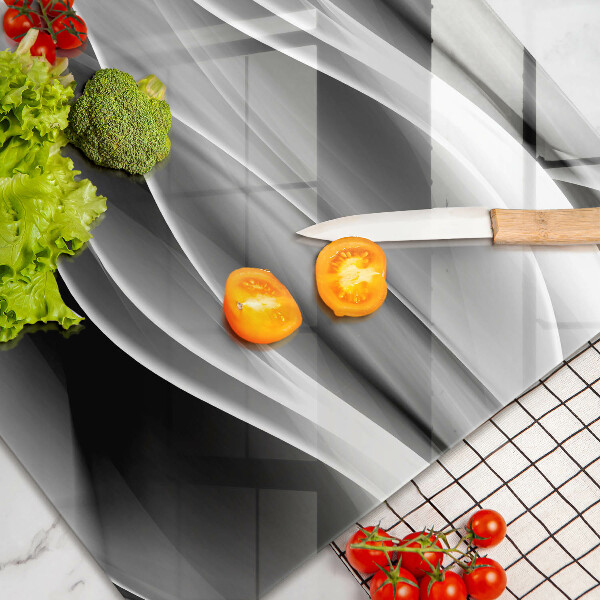 Steklena podloga za rezanje Abstrakcija nežne linije